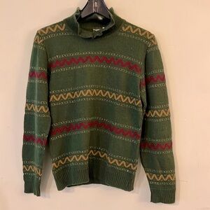 Vallina Made in Italy Sweater Shiney Threads Sz 46-Euro/med /USA